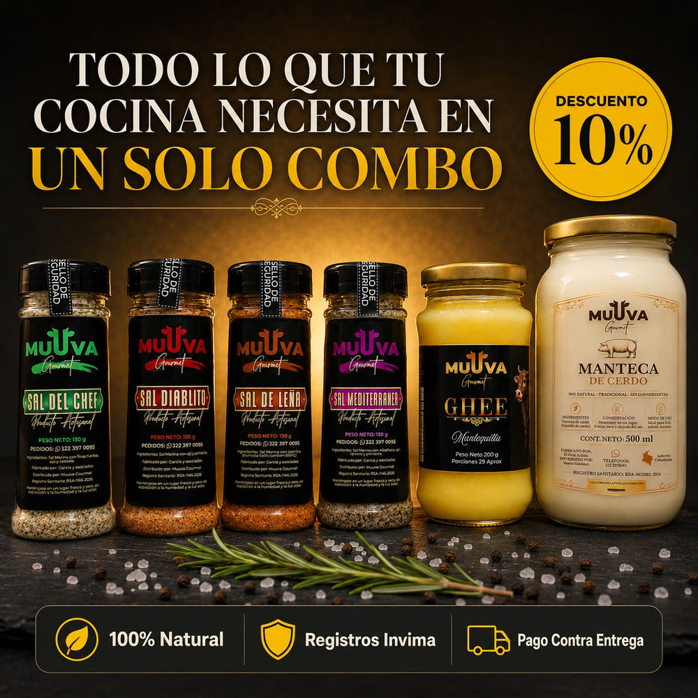 Combo: Sales, Ghee y Manteca