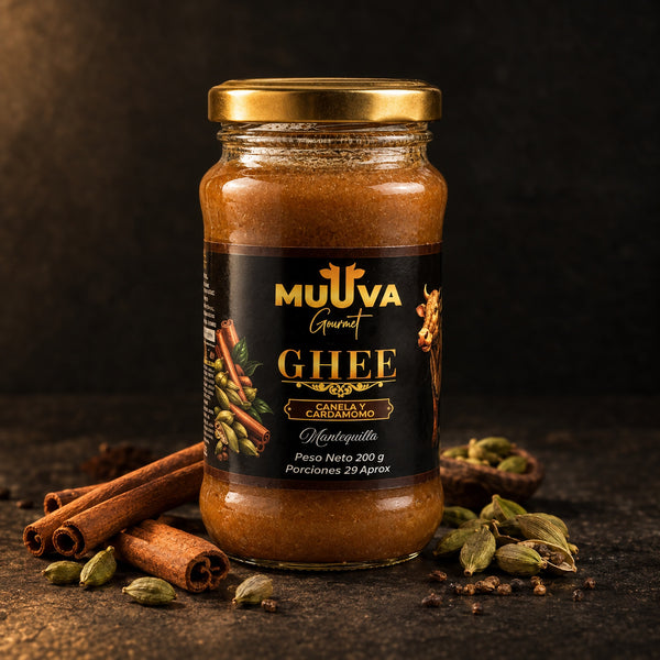 Ghee Canela con Cardamomo