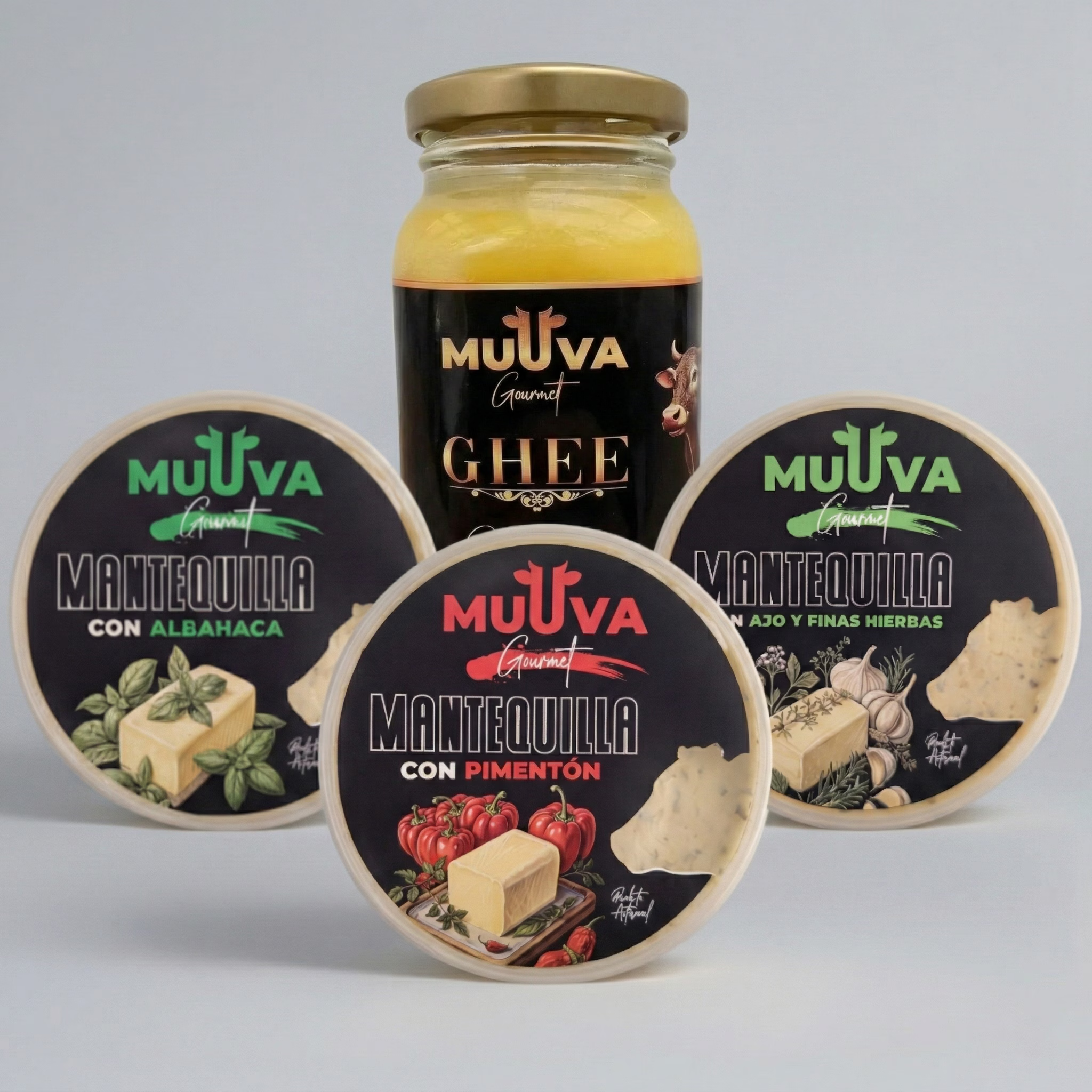 Combo: Ghee + 3 Mantequillas con Sabores