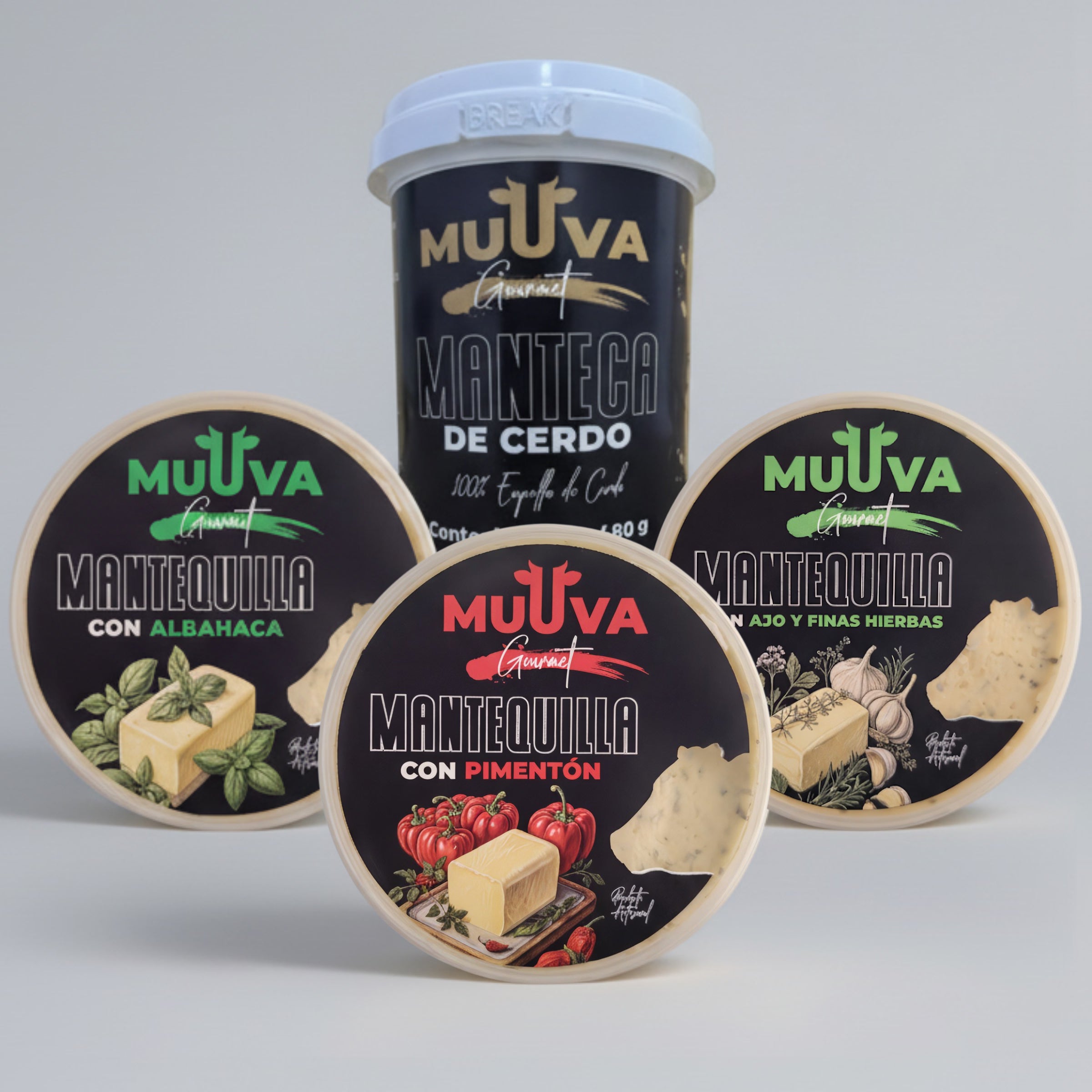 Combo: Manteca + 3 Mantequillas con Sabores