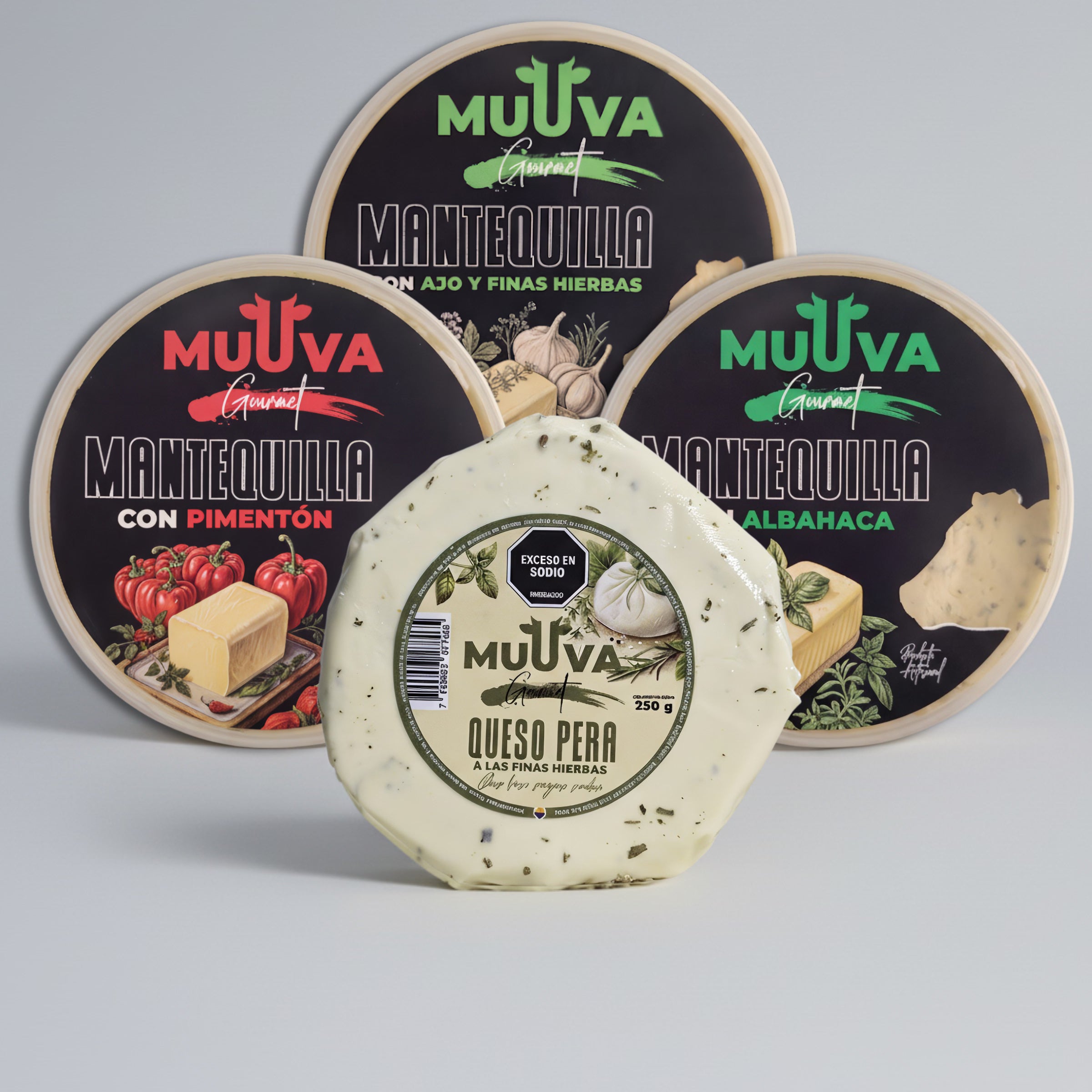 Combo: Queso + 3 Mantequillas con Sabores